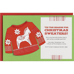 Christmas Sweater Party Invite